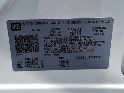 2025 Chevrolet Equinox AWD LT