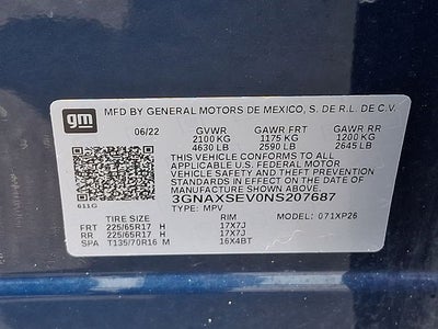 2022 Chevrolet Equinox AWD LS