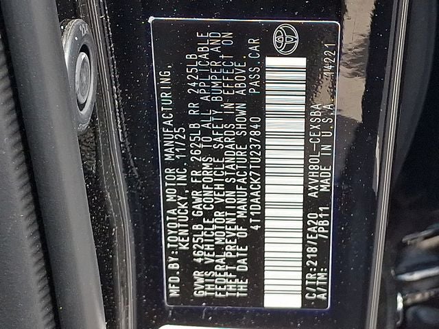 2026 Toyota Camry SE