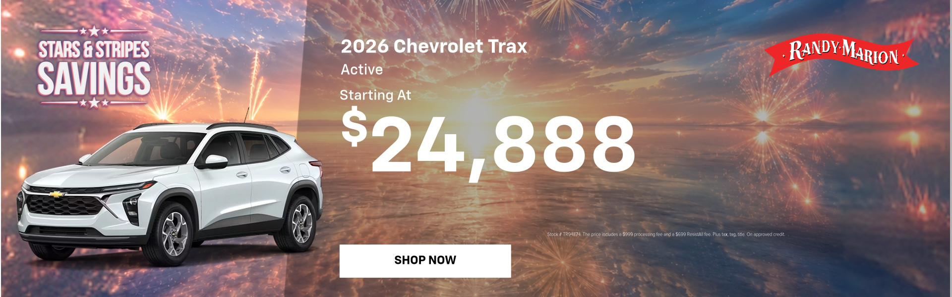 New 2026 Chevrolet Trax July Specials