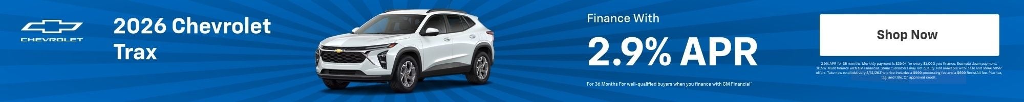 Shop New Chevrolet Trax